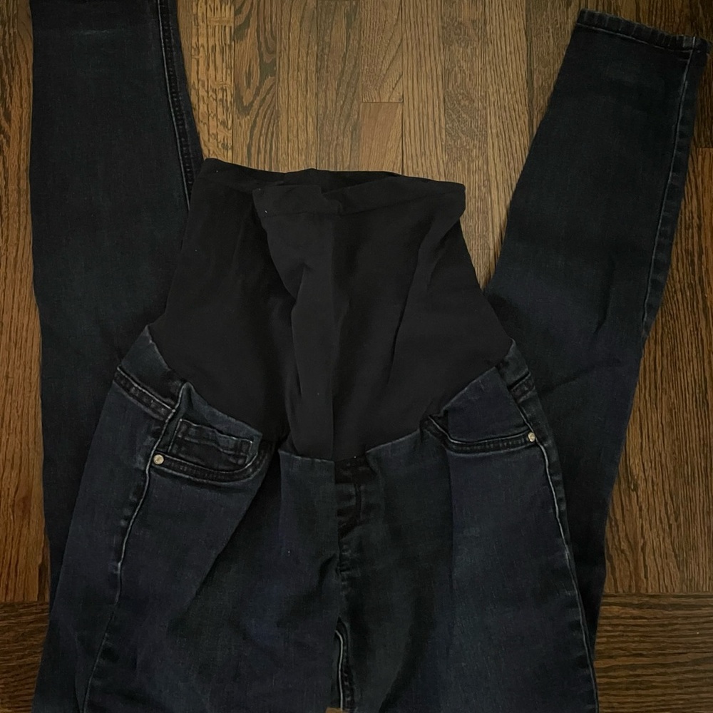 Dark Blue Maternity Jeans